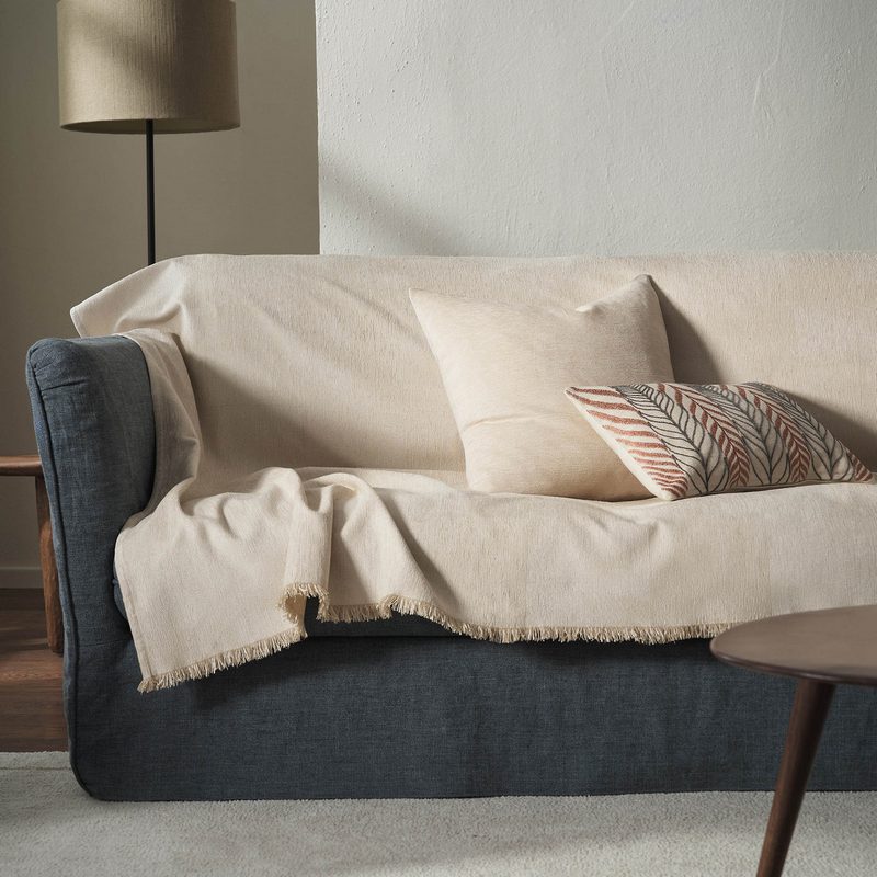 Ριχτάρι Τριθέσιου 180x310cm GOFIS HOME  Zephyr Ecru 146/05