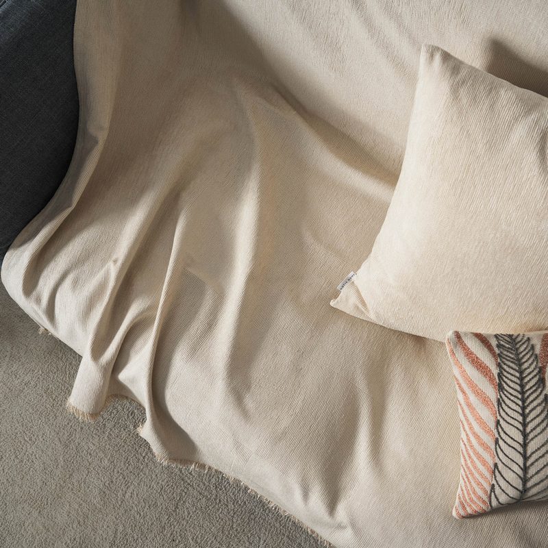 Ριχτάρι Τριθέσιου 180x310cm GOFIS HOME  Zephyr Ecru 146/05 - Image 2