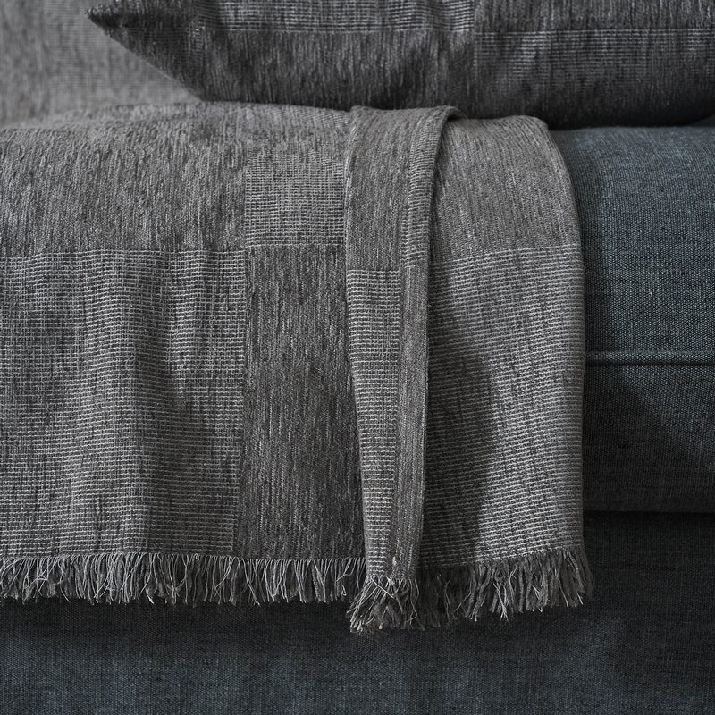 Ριχτάρι Τετραθέσιου 180x350cm GOFIS HOME Zephyr Ink Grey 146/15 - Image 5