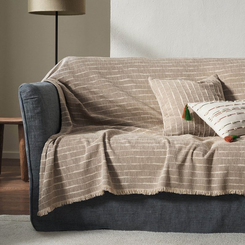 Ριχτάρι Πολυθρόνας 180x180cm GOFIS HOME  Vespera  Beige 148/06