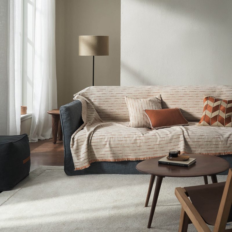 Ριχτάρι Τριθέσιου 180x310cm GOFIS HOME  Vespera  Brick 148/03 - Image 5