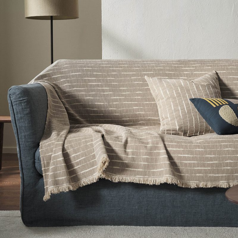 Ριχτάρι Τριθέσιου 180x310cm GOFIS HOME Vespera Opal Grey 148/15