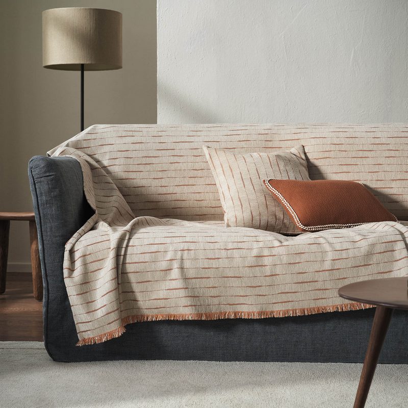 Ριχτάρι Τετραθέσιου 180x350cm GOFIS HOME  Vespera  Brick 148/03