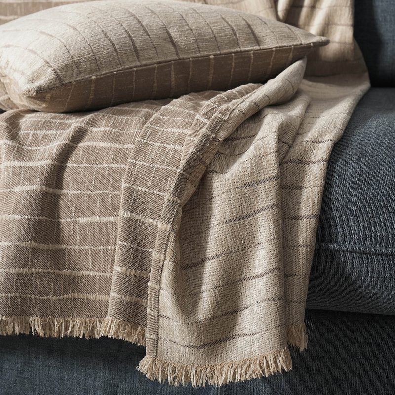 Ριχτάρι Τετραθέσιου 180x350cm GOFIS HOME Vespera Beige 148/06 - Image 5