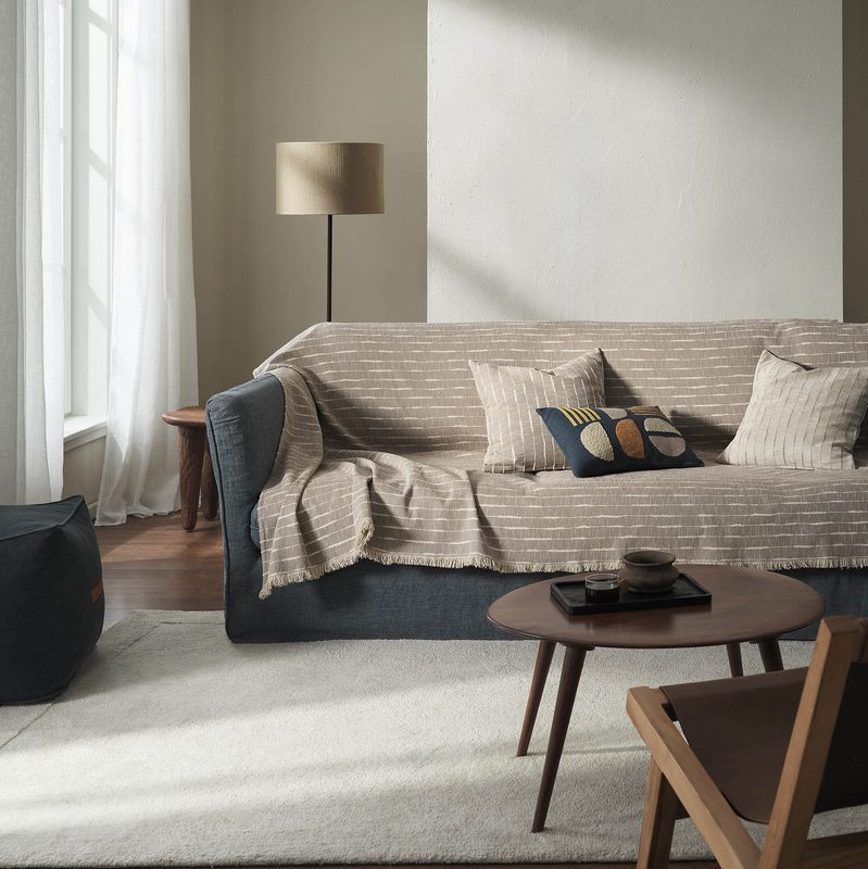 Ριχτάρι Τετραθέσιου 180x350cm GOFIS HOME Vespera Opal Grey 148/15 - Image 5