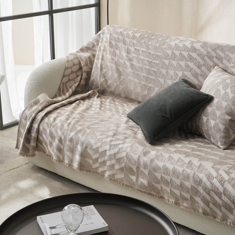 Ριχτάρι Τριθέσιου 180x310cm GOFIS HOME  Caspian Beige 156/06 - Image 5