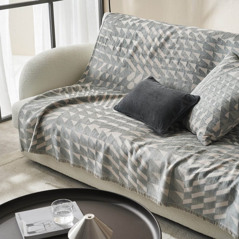 Ριχτάρι Τριθέσιου 180x310cm GOFIS HOME  Caspian Weed Grey 156/07