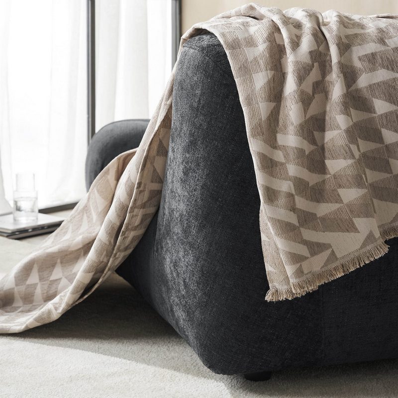 Ριχτάρι Τετραθέσιου 180x350cm GOFIS HOME  Caspian Beige 156/06