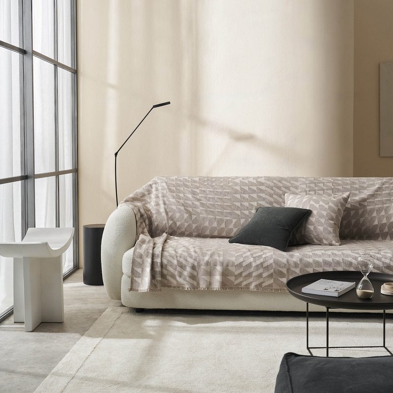 Ριχτάρι Τετραθέσιου 180x350cm GOFIS HOME  Caspian Beige 156/06 - Image 6