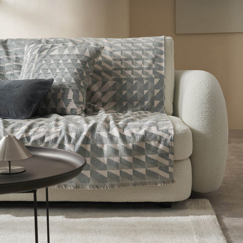 Ριχτάρι Τετραθέσιου 180x350cm GOFIS HOME Caspian Weed Grey 156/07 - Image 3