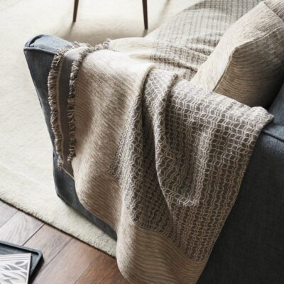 Ριχτάρι Πολυθρόνας 180x180cm GOFIS HOME Meadow Ink Grey 160/14
