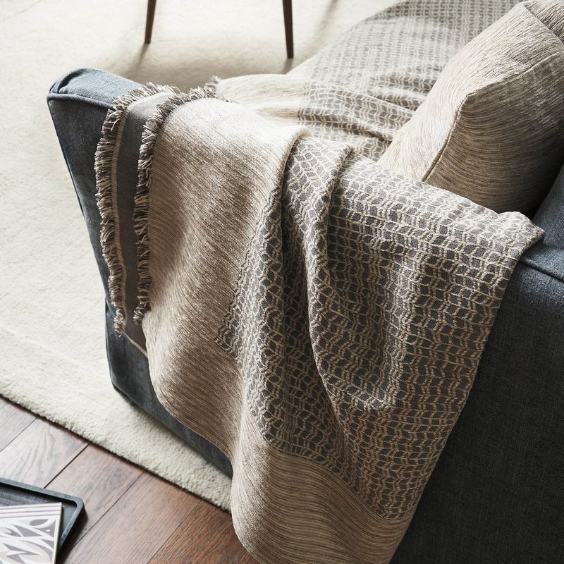 Ριχτάρι Πολυθρόνας 180x180cm GOFIS HOME  Meadow  Ink Grey 160/14