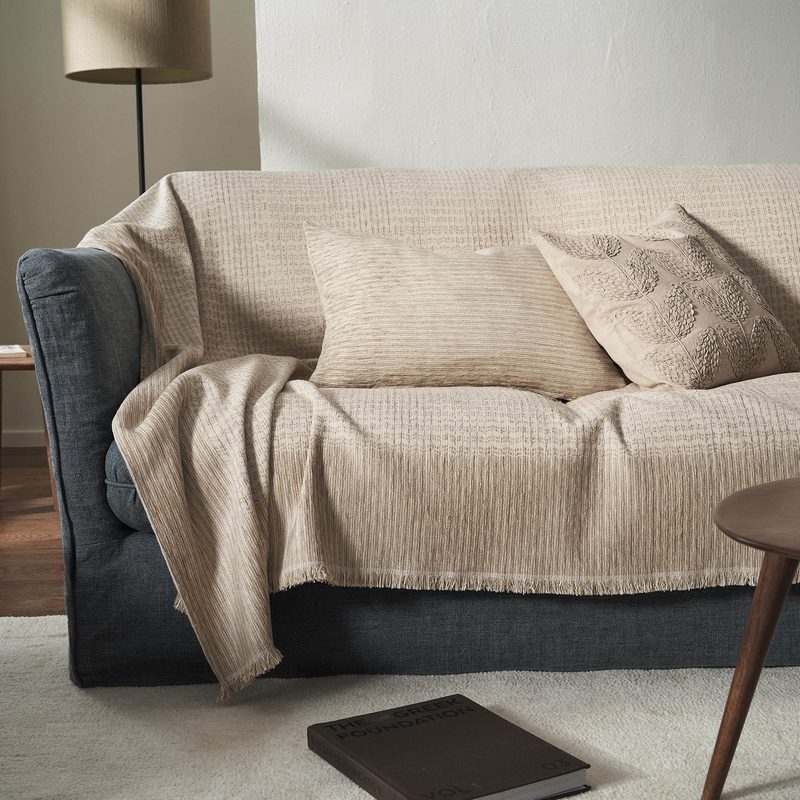 Ριχτάρι Τριθέσιου 180x310cm GOFIS HOME  Meadow  Beige 160/06