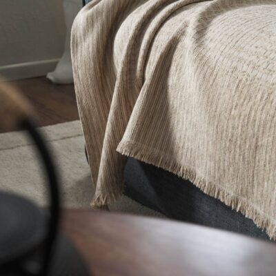 Ριχτάρι Τριθέσιου 180x310cm GOFIS HOME Meadow Beige 160/06 - Image 4