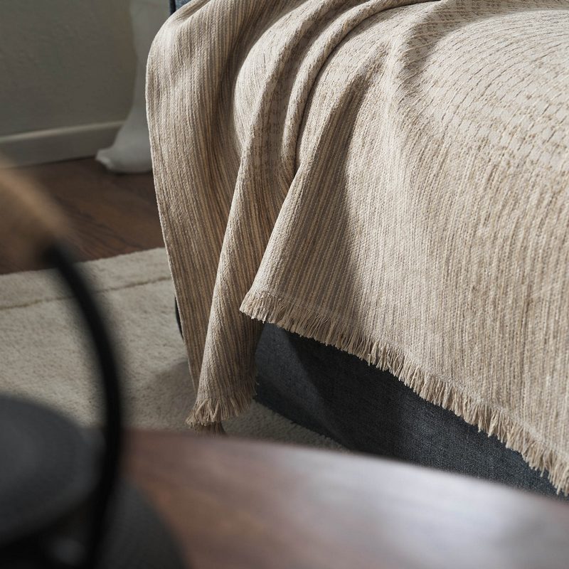 Ριχτάρι Τετραθέσιου 180x350cm GOFIS HOME  Meadow  Beige 160/06 - Image 4