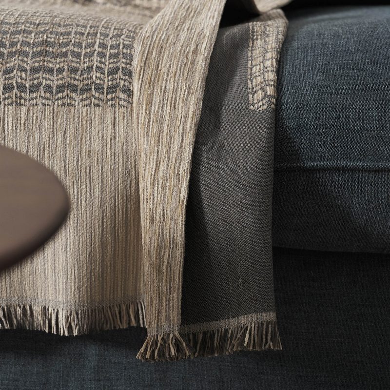 Ριχτάρι Τετραθέσιου 180x350cm GOFIS HOME  Meadow  Ink Grey 160/14 - Image 4