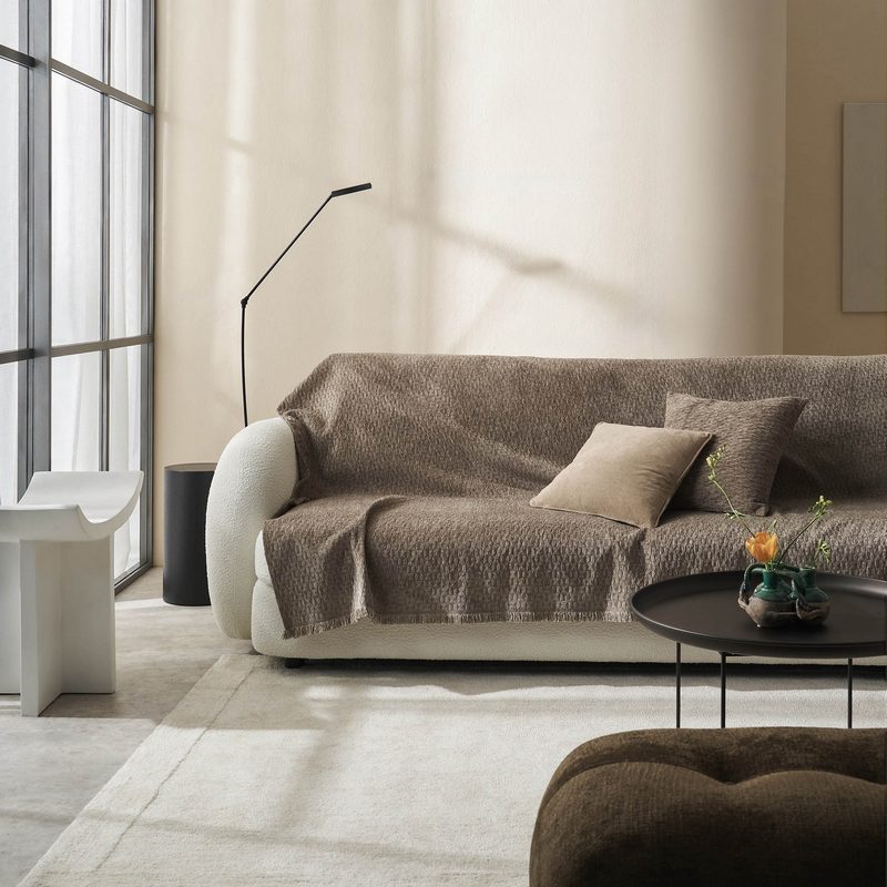 Ριχτάρι Πολυθρόνας 180x175cm GOFIS HOME  Ondine Brown 184/13 - Image 5