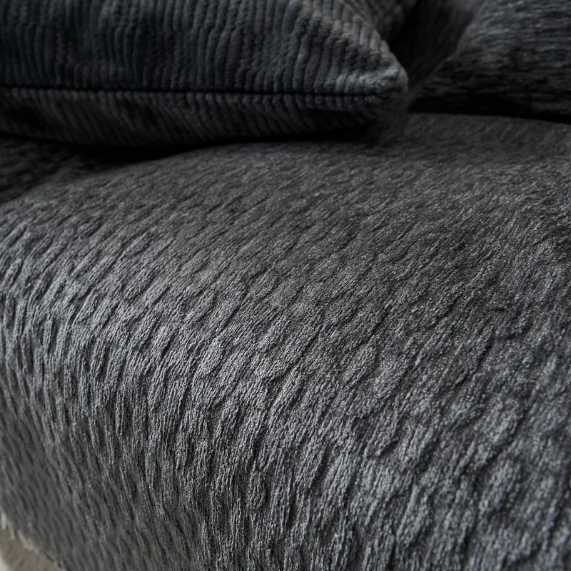 Ριχτάρι Πολυθρόνας 180x175cm GOFIS HOME  Ondine Pearl Grey 184/14 - Image 2