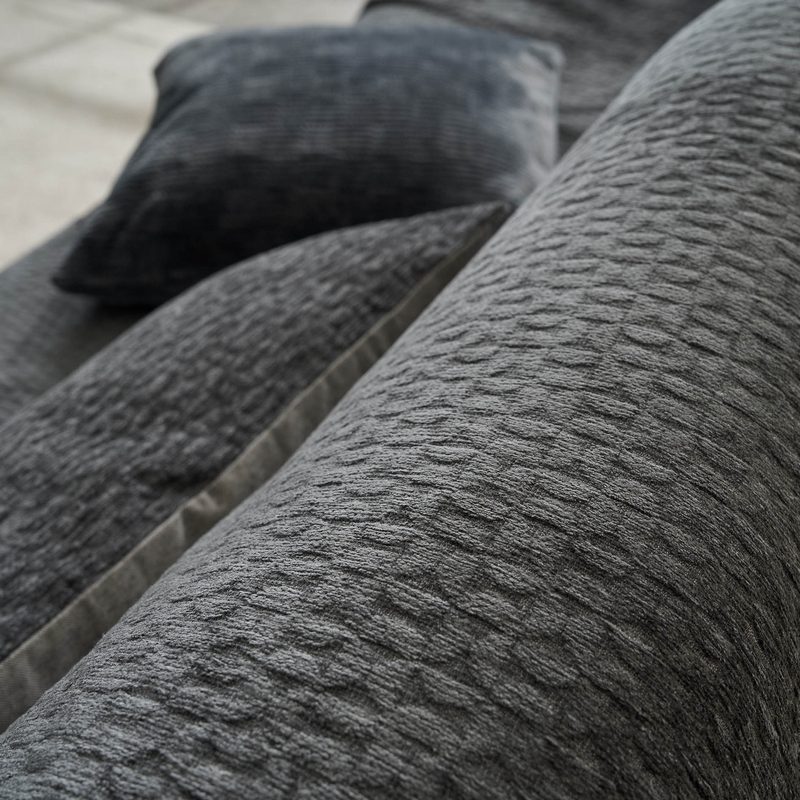 Ριχτάρι Πολυθρόνας 180x175cm GOFIS HOME  Ondine Pearl Grey 184/14 - Image 4