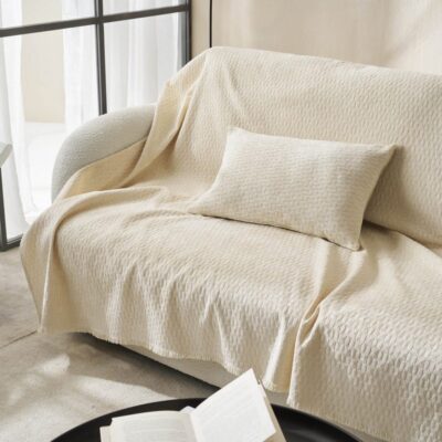 Ριχτάρι Διθέσιου 180x250cm GOFIS HOME Ondine Ecru 184/05 - Image 3