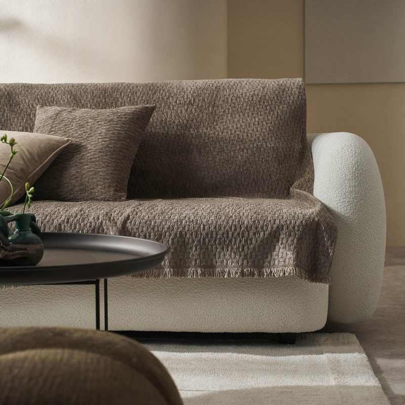 Ριχτάρι Τριθέσιου 180x300cm GOFIS HOME  Ondine Brown 184/13 - Image 3