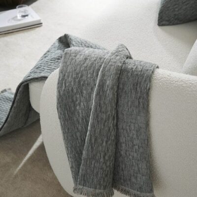 Ριχτάρι Τετραθέσιου 180x350cm GOFIS HOME Ondine Weed Grey 184/07 - Image 4