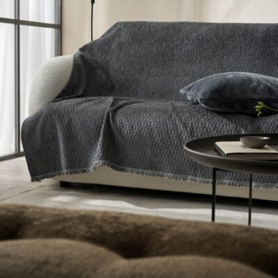 Ριχτάρι Τετραθέσιου 180x350cm GOFIS HOME Ondine Pearl Grey 184/14