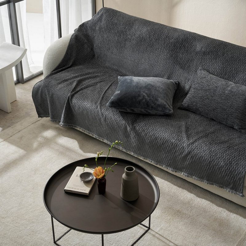 Ριχτάρι Τετραθέσιου 180x350cm GOFIS HOME  Ondine Pearl Grey 184/14 - Image 5