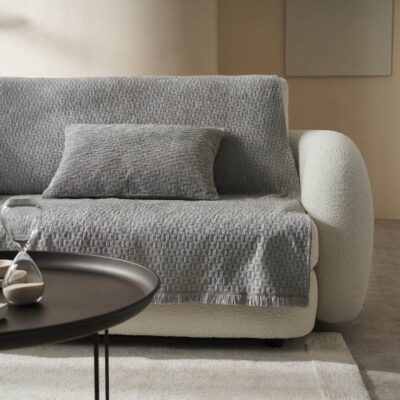 Ριχτάρι Τετραθέσιου 180x350cm GOFIS HOME Ondine Silver Grey 184/15