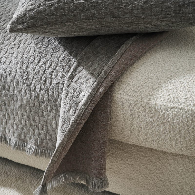 Ριχτάρι Τετραθέσιου 180x350cm GOFIS HOME  Ondine Silver Grey 184/15 - Image 5