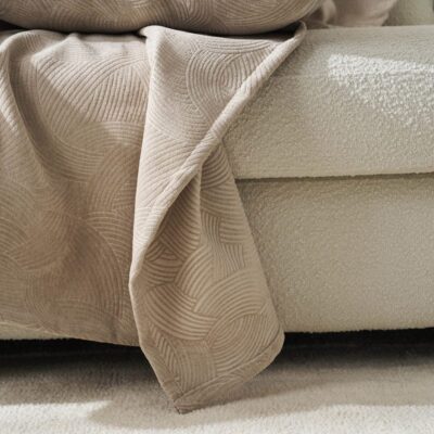 Ριχτάρι Πολυθρόνας 180x180cm GOFIS HOME Nimbus Warm Beige 447/39 - Image 4