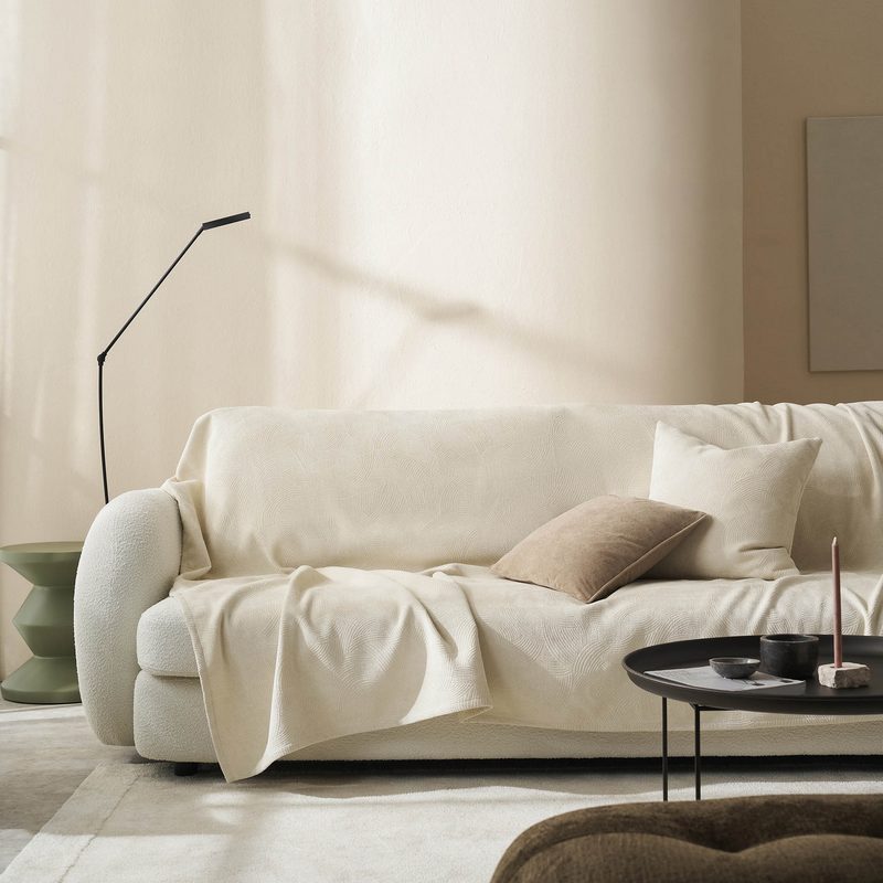 Ριχτάρι Διθέσιου 180x250cm GOFIS HOME  Nimbus Ecru 447/25 - Image 3