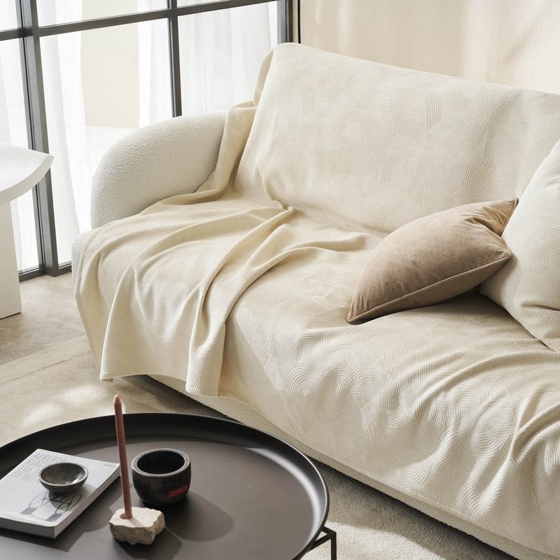 Ριχτάρι Τριθέσιου 180x310cm GOFIS HOME Nimbus Ecru 447/25