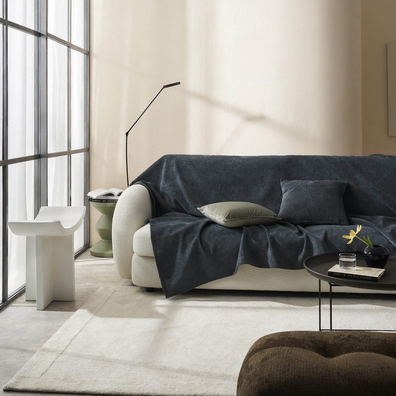 Ριχτάρι Τριθέσιου 180x310cm GOFIS HOME  Nimbus Pearl Grey 447/42 - Image 5