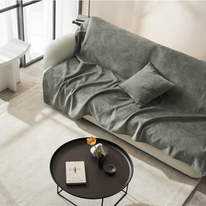 Ριχτάρι Τριθέσιου 180x310cm GOFIS HOME  Nimbus Shadow Green 447/44 - Image 3