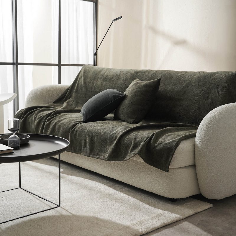 Ριχτάρι Τριθέσιου 180x310cm GOFIS HOME  Nimbus Weed Green 447/57