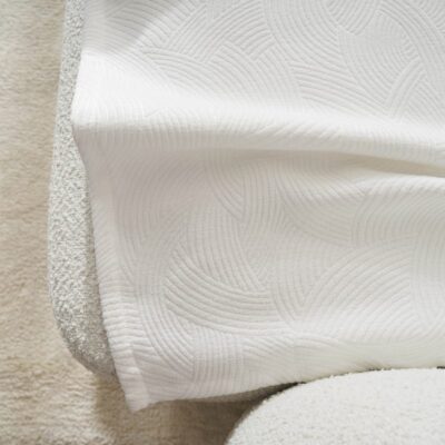 Ριχτάρι Τετραθέσιου 180x350cm GOFIS HOME Nimbus Polar White 447/26 - Image 3