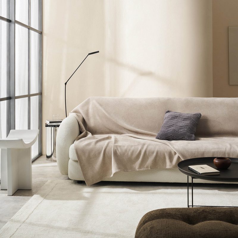 Ριχτάρι Τετραθέσιου 180x350cm GOFIS HOME  Nimbus Warm Beige 447/39 - Image 5