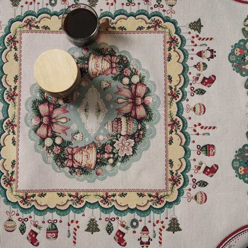 Καρέ 90x90cm GOFIS HOME  Xmas  212 - Image 2