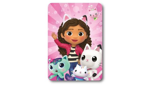 DreamWorks Animation Κουβέρτα Fleece DreamWorks Gabby's Dollhouse 30 100X140 Pink 100% Polyester