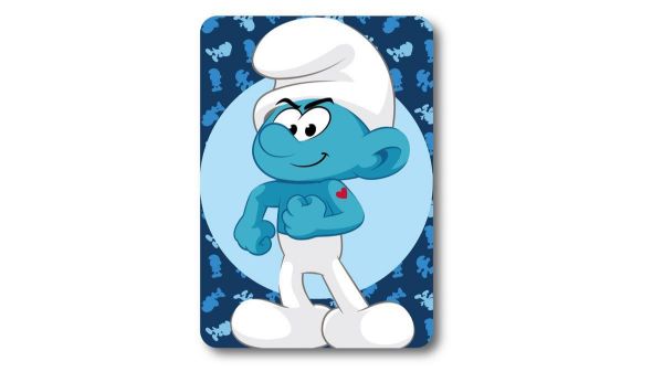 Peyo Κουβέρτα Fleece Peyo Smurfs 11 100X140 Blue 100% Polyester