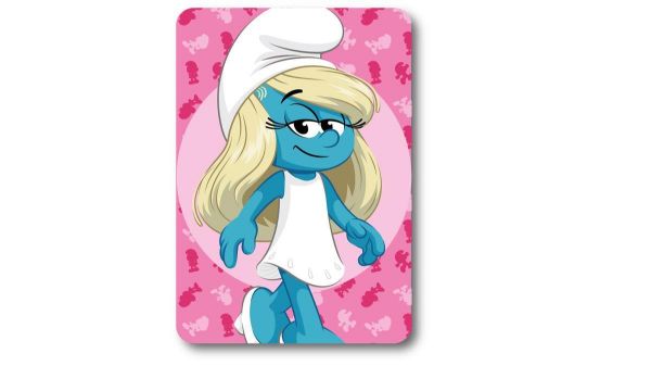 Peyo Κουβέρτα Fleece Peyo Smurfs 12 100X140 Pink 100% Polyester