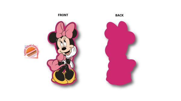 Disney Home Mini Μαξιλάρι 3D Disney Home Minnie 54 15 cm Fuchsia 100% Velboa