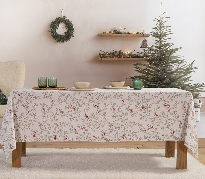 NEF-NEF ΧΡΙΣΤΟΥΓΕΝΝΙΑΤΙΚΟ ΤΡΑΠΕΖΟΜΑΝΤΗΛΟ HOPE 140X180, 50% BAMBAKI -50% ΠΟΛΥΕΣΤΕΡΑΣ