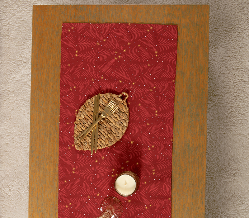 NEF-NEF ΧΡΙΣΤΟΥΓΕΝΝΙΑΤΙΚH ΤΡΑΒΕΡΣΑ DECEMBER 45Χ140, 50% BAMBAKI -50% ΠΟΛΥΕΣΤΕΡΑΣ - Image 3