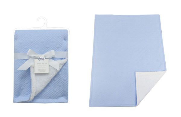 DIMcol Κουβέρτα Air Layer Jacquard bebe 500 gr/m² Stars 18 75X100 Sky Blue 100% Polyester