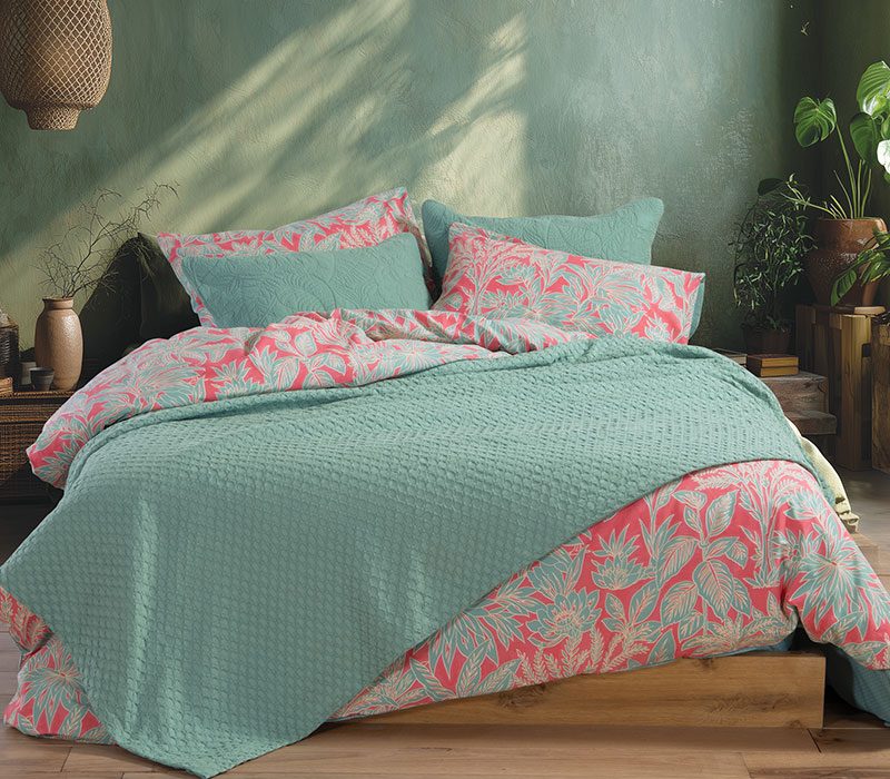 ΚΟΥΒΕΡΤΑ ΠΙΚΕ ΜΟΝΗ ELMER 160X240 NEF-NEF HOMEWARE, 100% ΒΑΜΒΑΚΙ - Image 2