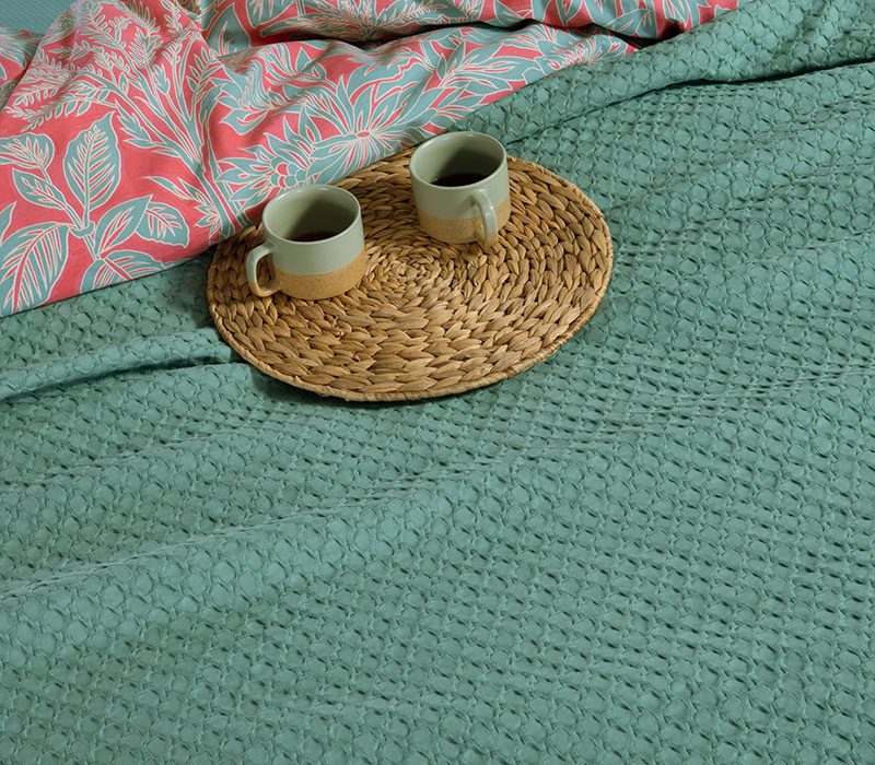 ΚΟΥΒΕΡΤΑ ΠΙΚΕ ΥΠΕΡΔΙΠΛΗ ELMER 230X240 NEF-NEF HOMEWARE, 100% ΒΑΜΒΑΚΙ - Image 3