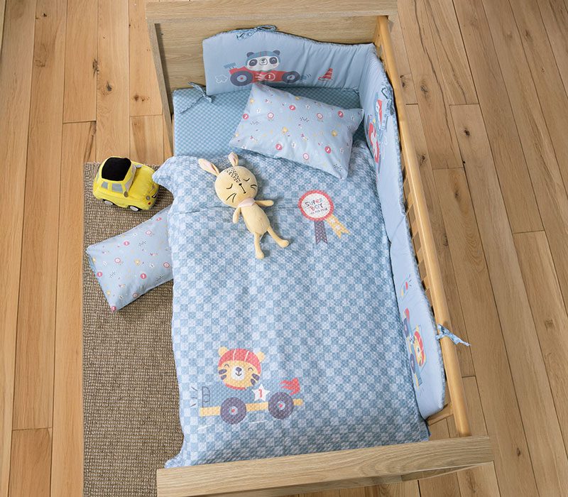 ΒΡΕΦΙΚΗ ΚΟΥΒΕΡΤΑ ΠΙΚΕ ΚΟΥΝΙΑΣ SUPER BOY 110X150 NEF-NEF HOMEWARE, 100% BAMBAKI