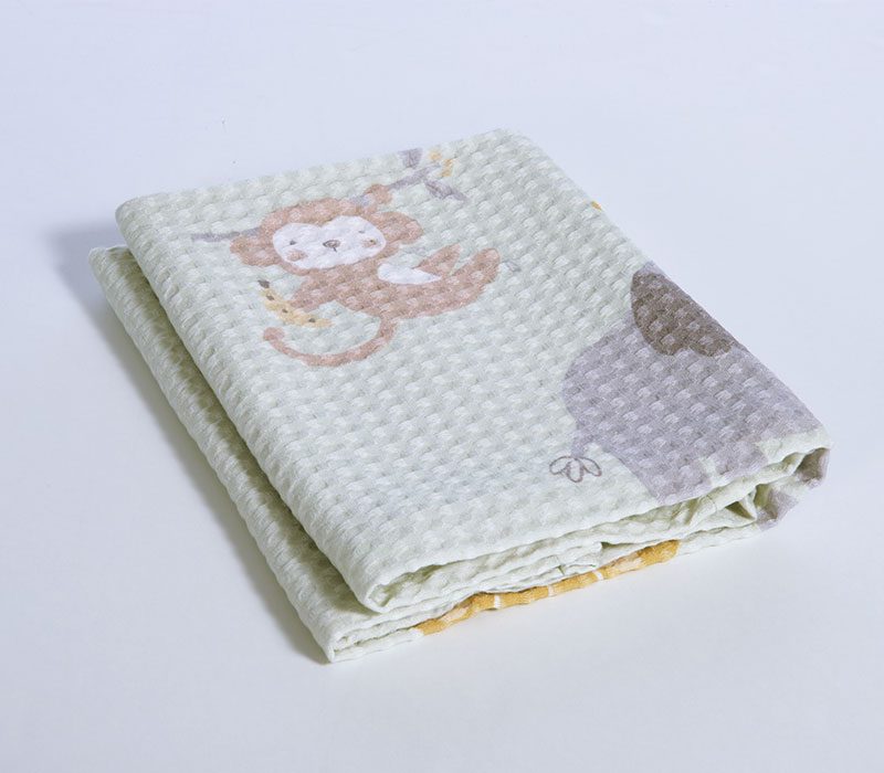 ΒΡΕΦΙΚΗ ΚΟΥΒΕΡΤΑ ΠΙΚΕ ΚΟΥΝΙΑΣ SAVANA 110X150 NEF-NEF HOMEWARE, 100% BAMBAKI - Image 5